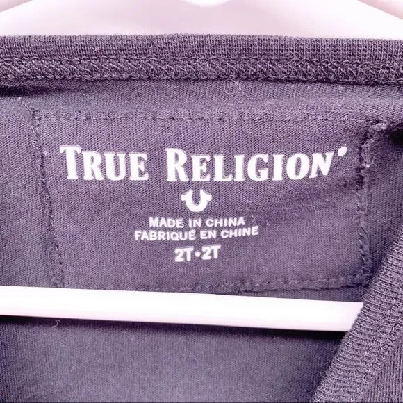 NEW True Religion Boys Logo Short Sleeve Tee Shirt - Picture 5 of 8
